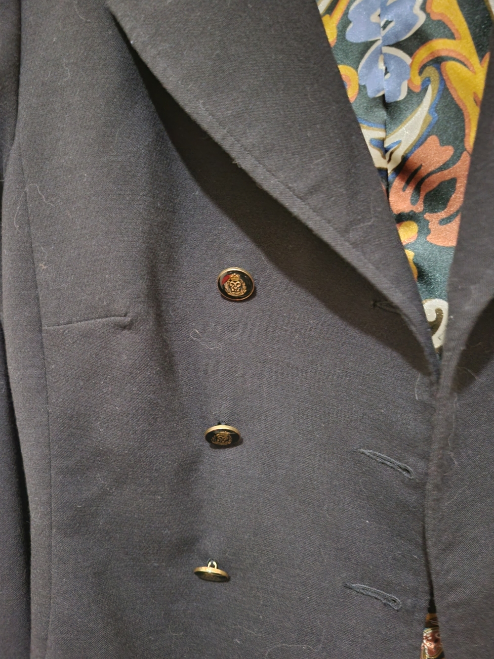 CAbi Women's Double-Breasted Lined Black Blazer Jacket - Size 8 - Picture 5 of 11